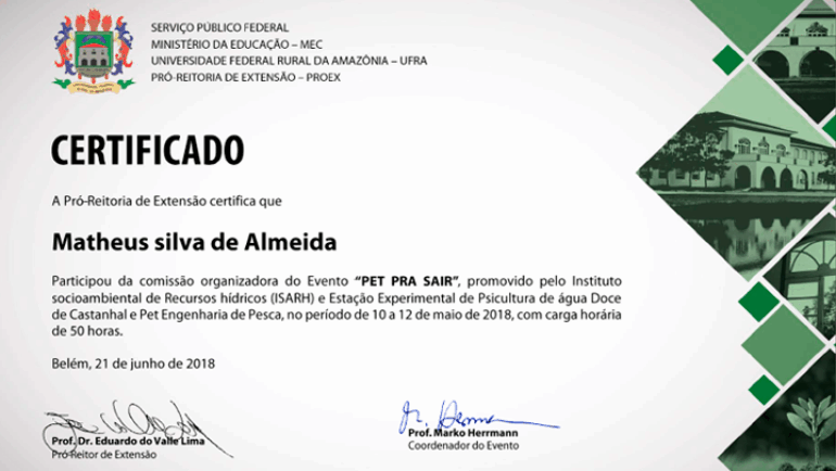 Certificates – Pet to go out