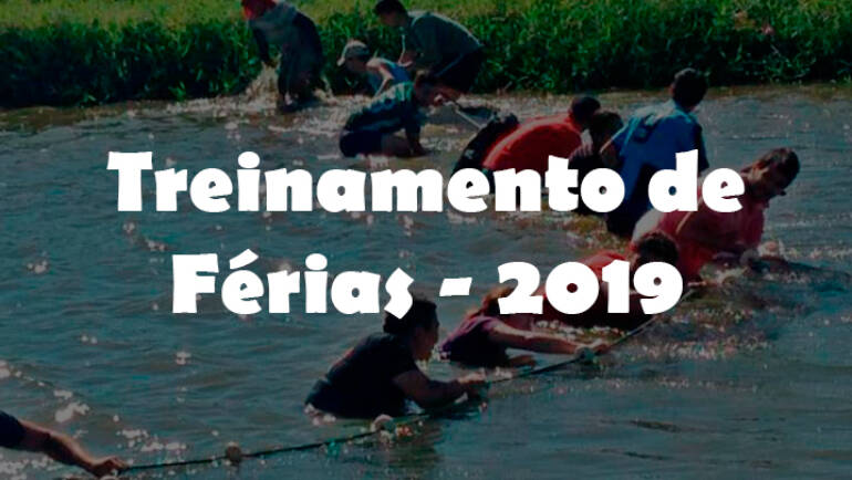 Treinamento de Férias – Inscrições abertas