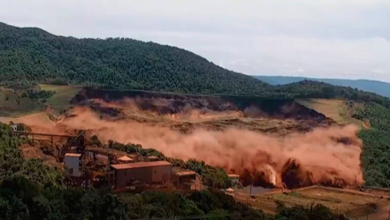 Collapse of the Vale mining dam in Brumadinho-MG